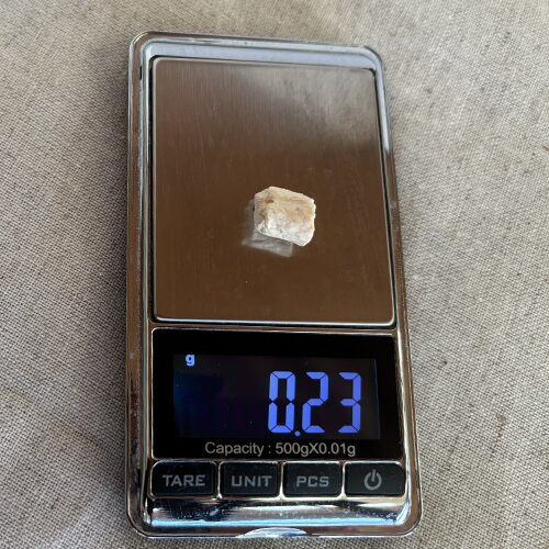 ママクック「フリーズドライササミ　粒タイプ」の平均重量